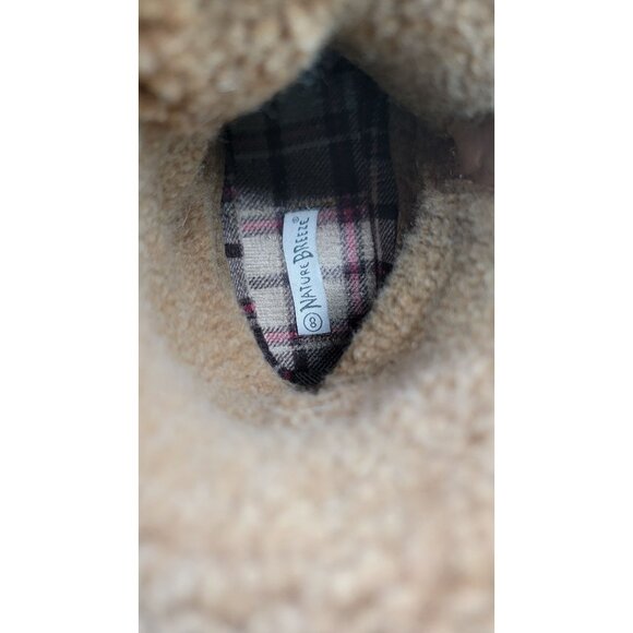 Nature Breeze Duck Boots Leopard Print Waterproof Faux Fur Rubber Sole Womens 8 - Picture 9 of 10